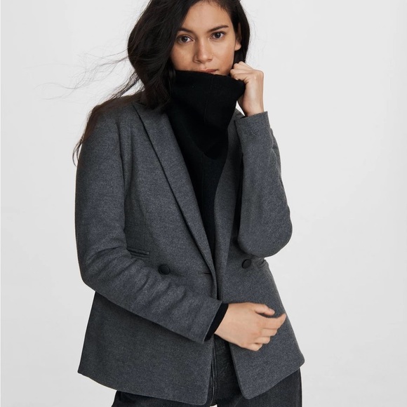 Rag & Bone Leon Knit Wool Blazer Jacket - size 10 NWT - Picture 3 of 5